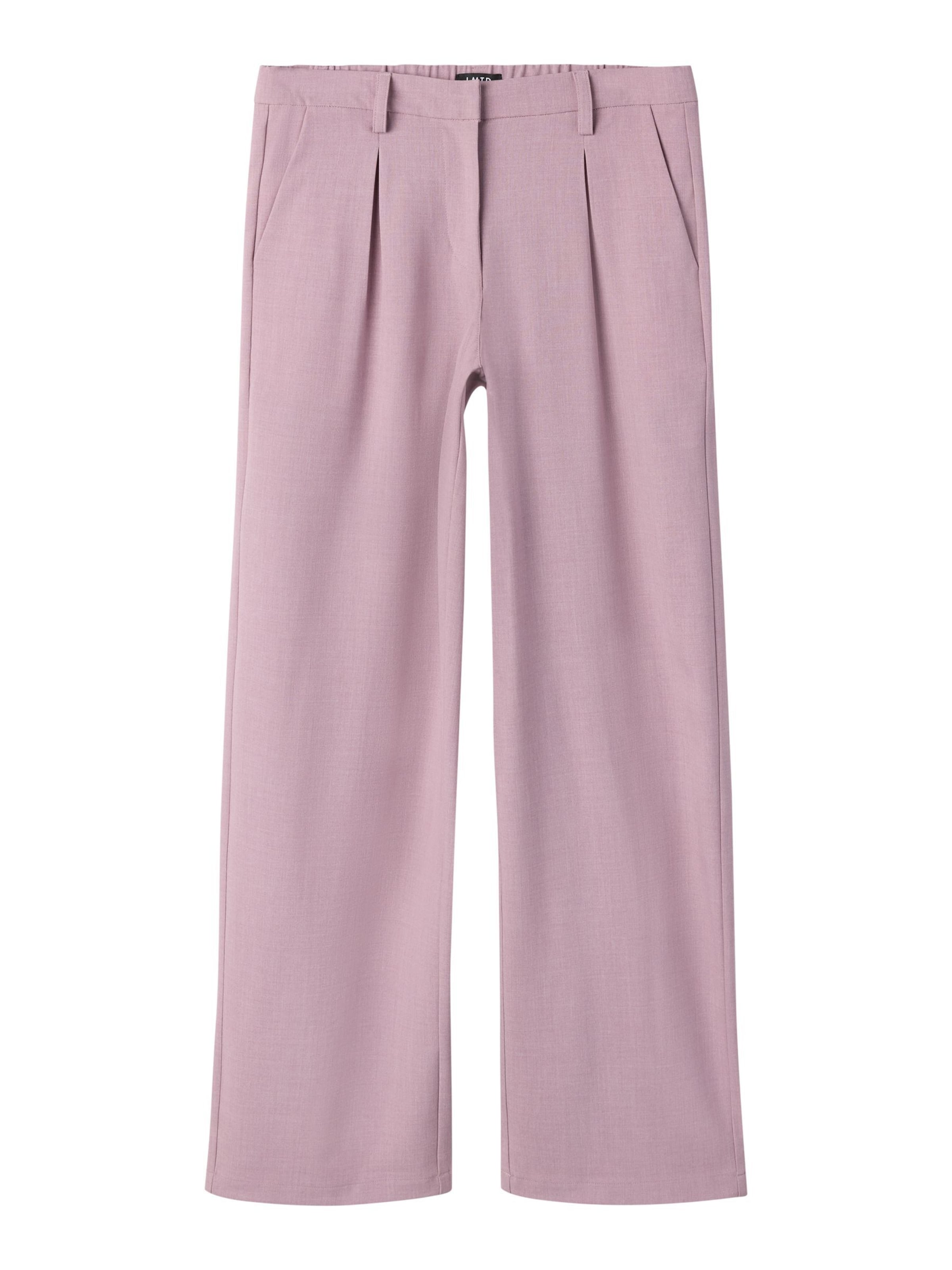 LMTD Wide Leg Hose in Lila: Vorderseite