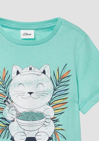 s.Oliver T-Shirt in Grün