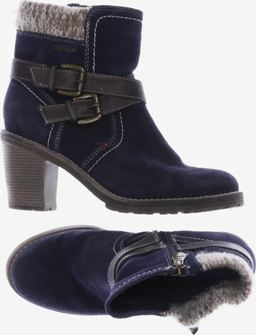TOM TAILOR Dress Boots in 37 in Blue: front