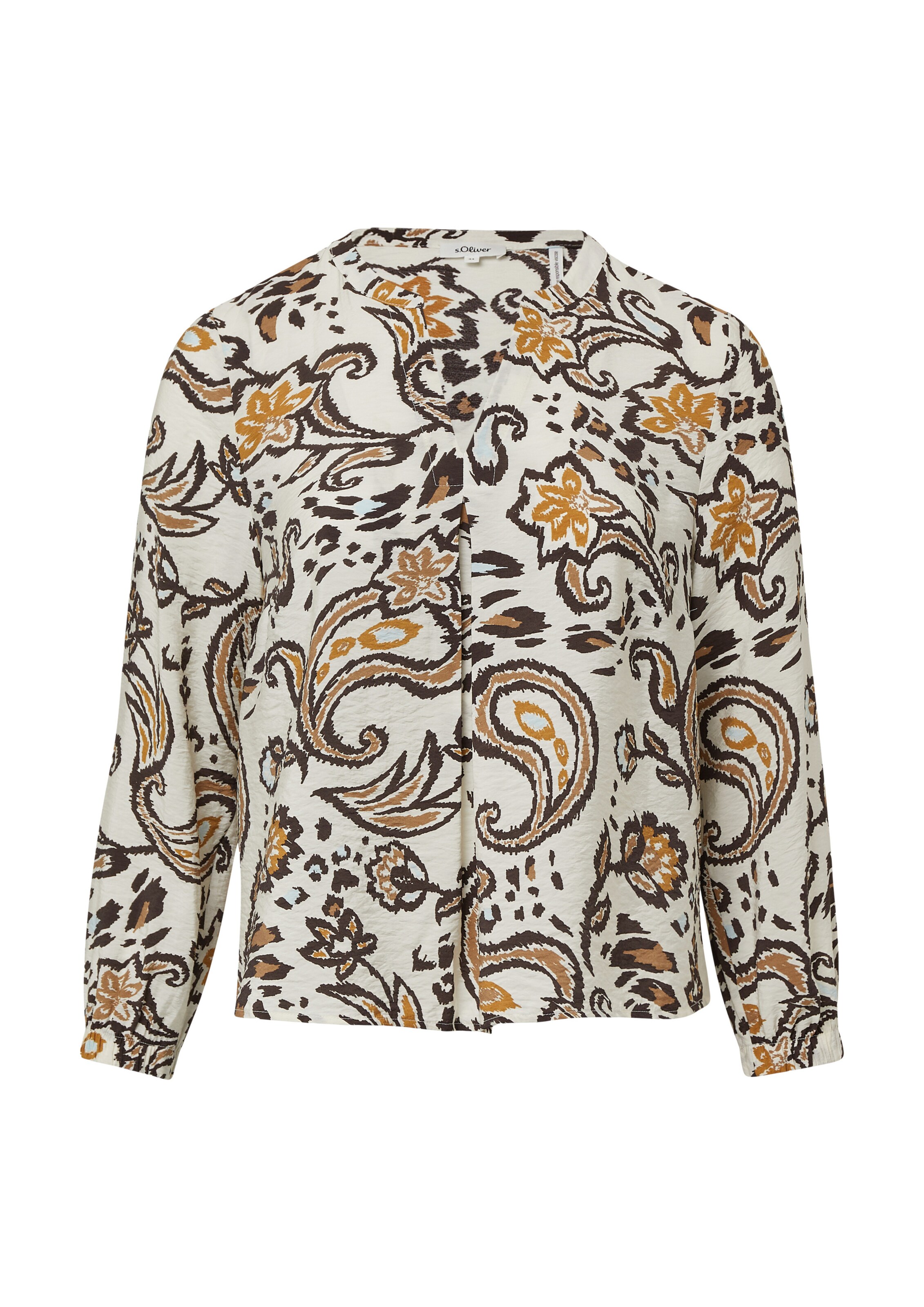 s.Oliver Blouse in Beige: voorkant