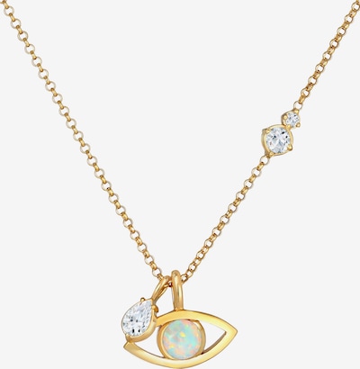 ELLI PREMIUM Halskette Evil Eye in gold, Produktansicht
