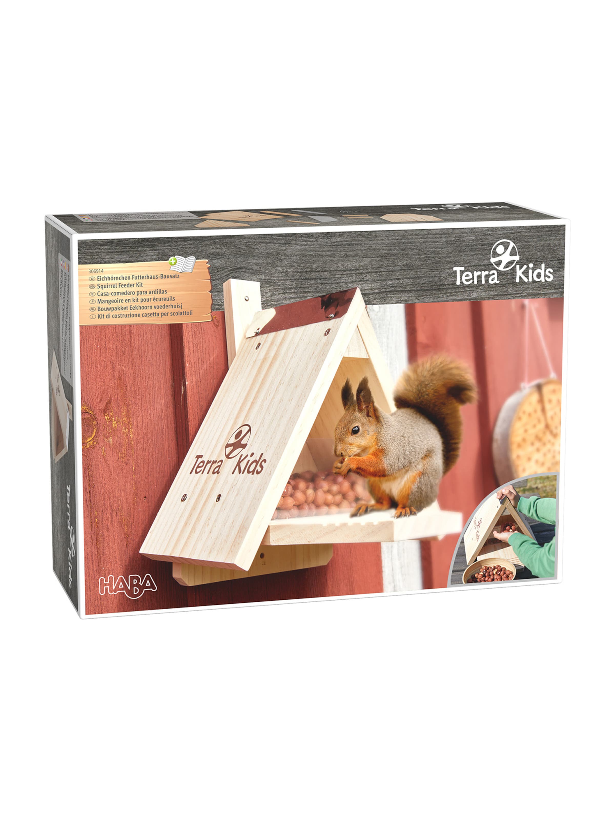 HABA Craft items ' Terra Kids Eichhörnchen Knabberhaus-Bausatz ' in Mixed colors: front