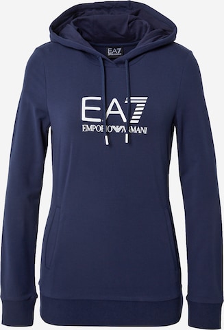 EA7 Emporio ArmaniSweater majica - plava boja: prednji dio