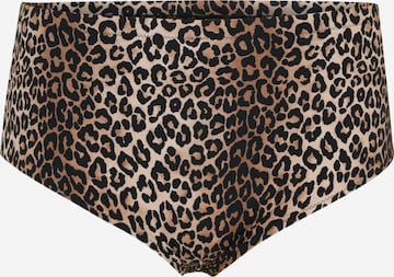 Slip costum de baie 'CARSOPHIA' de la ONLY Carmakoma pe bej: față