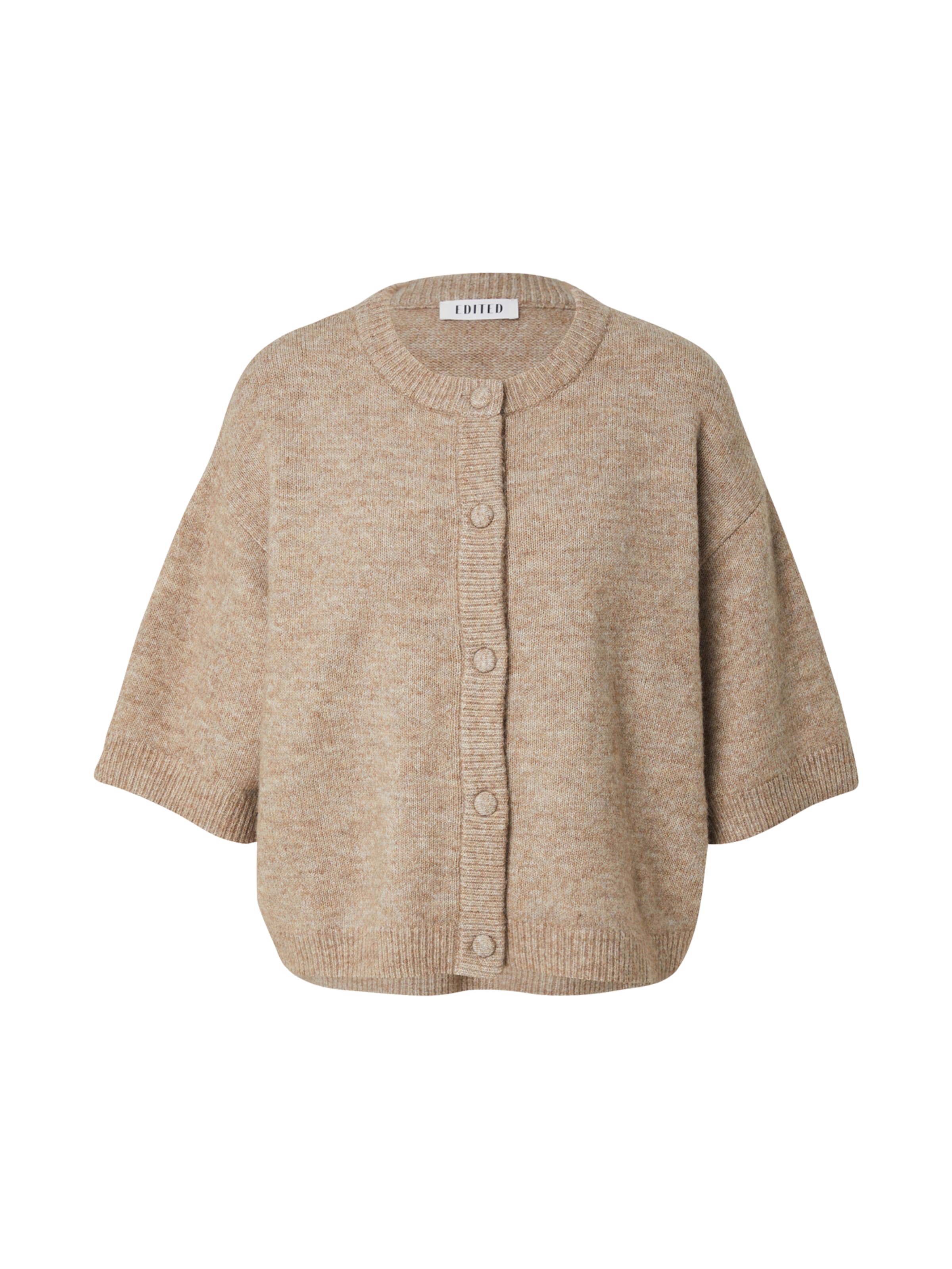 Maglietta 'Oline Wool' di EDITED in beige: frontale