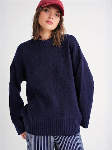 MixRay Sweater in Blue: front