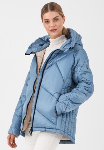 Fuchs Schmitt Between-Season Jacket 'VEGAN VIBES' in Blue: front