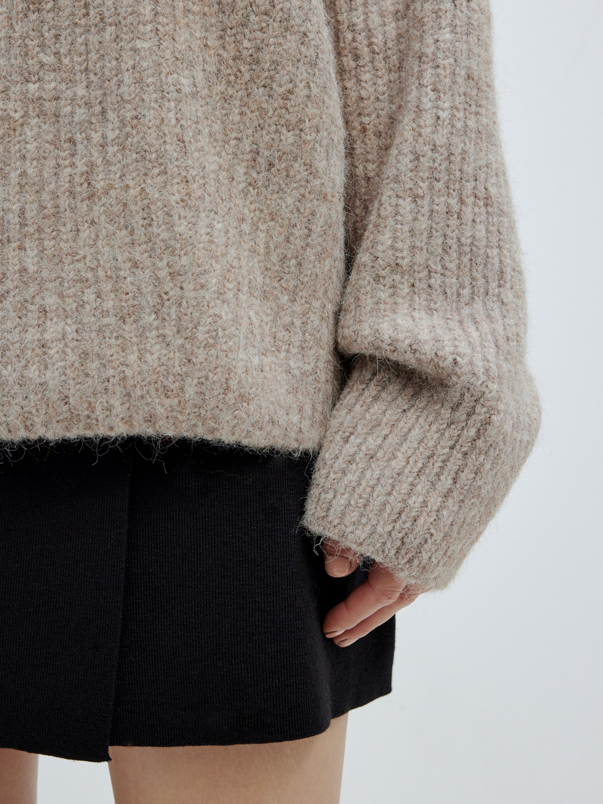 EDITED Producten Trui 'Beth' Donkerbeige