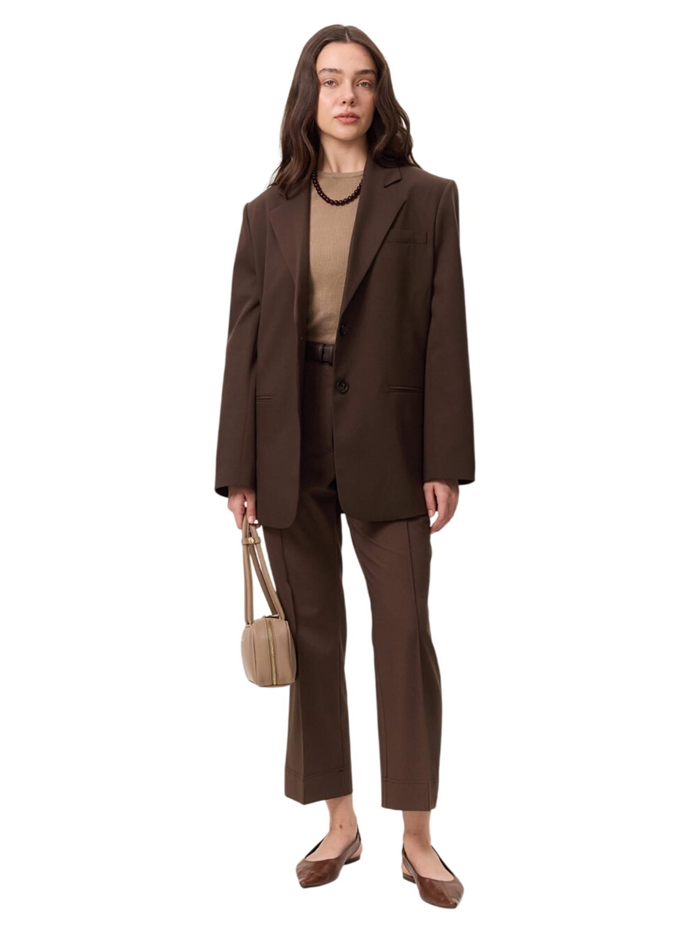 MANUKA Regular Broek in Bruin