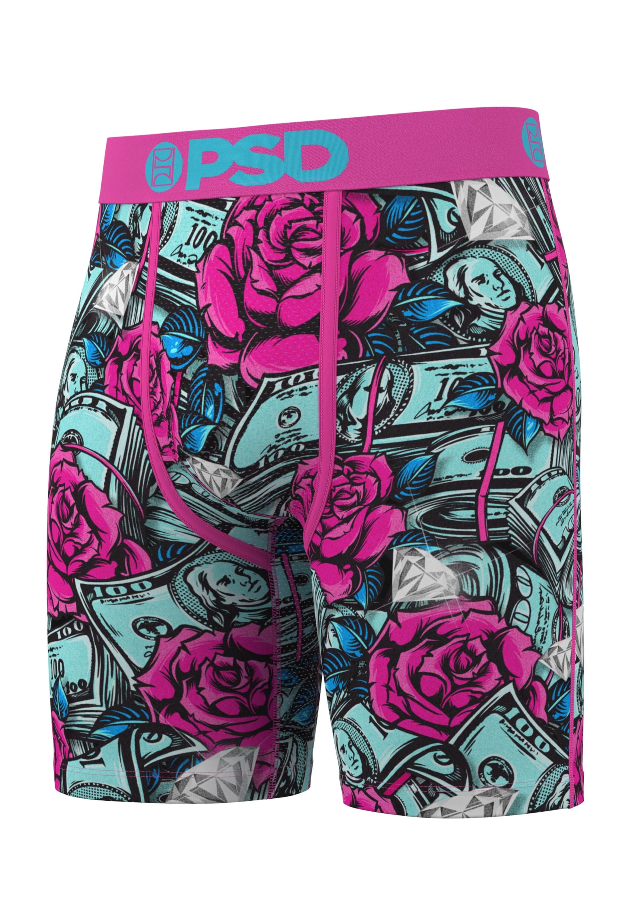 PSD Boxerky 'Stacked Roses' – pink