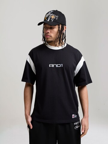 AND1 T-Shirt 'Dancefloor' in Schwarz