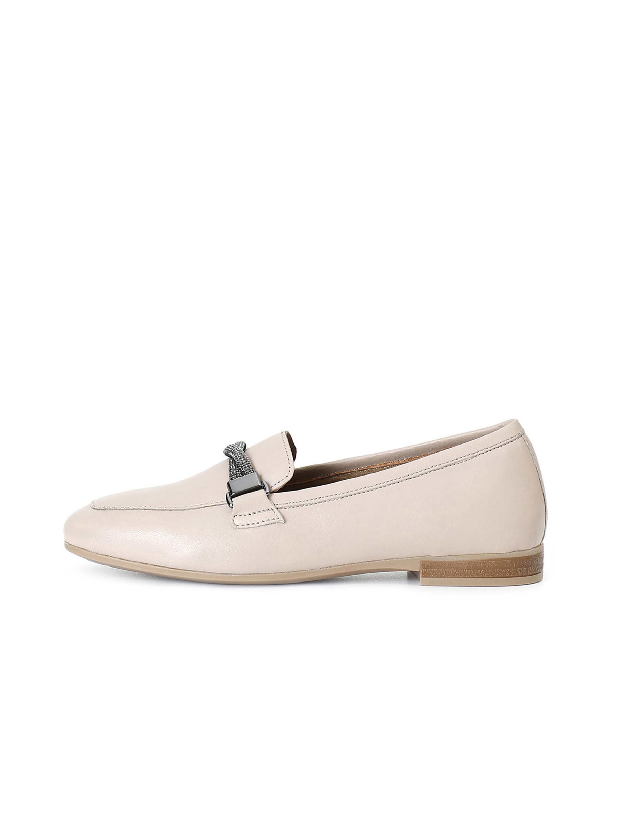 CAFè NOIR Mocassins in Beige: voorkant