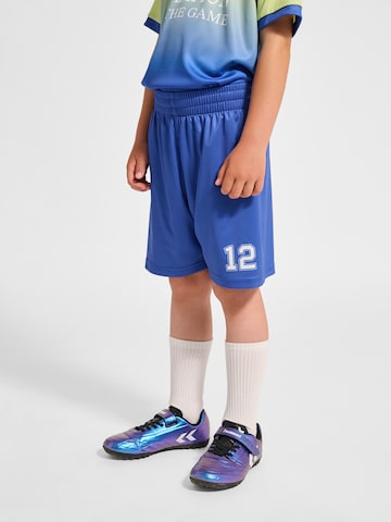 Regular Pantalon de sport Hummel en bleu