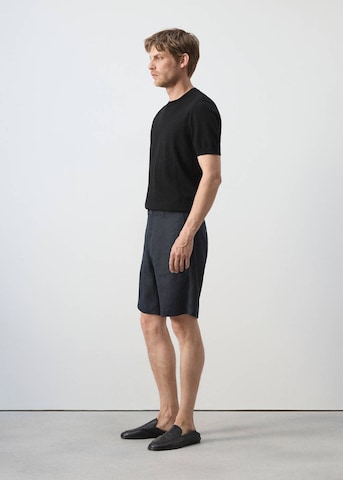 MANGO MAN Regular Chino Pants 'Carp' in Blue