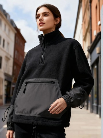 Sweat-shirt Tommy Life en noir : devant