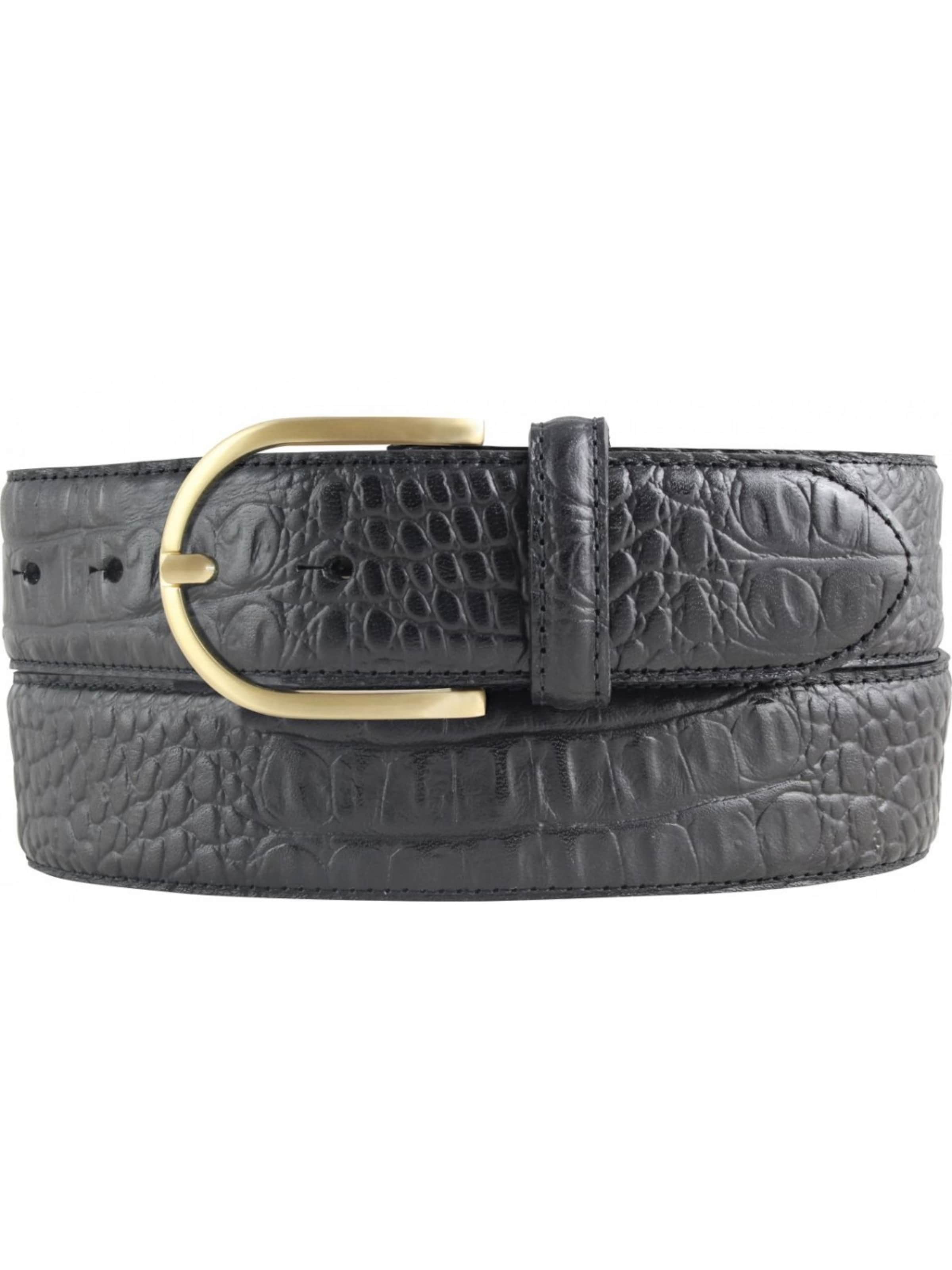 BELTINGER Belt 'Palermoi' in Black: front