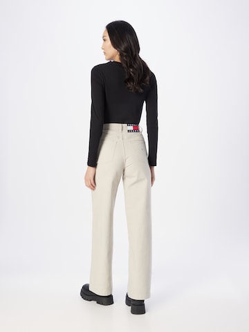 Tommy Jeans Wide leg Τζιν σε μπεζ