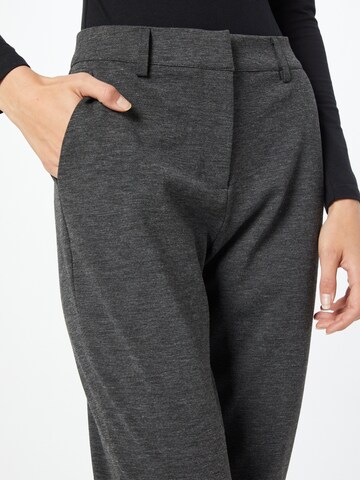ICHI Tapered Housut 'Kate' värissä harmaa