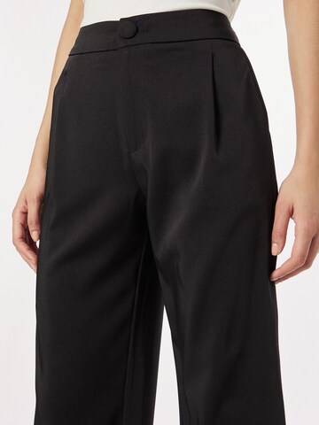 Misspap Wide leg Pleat-front trousers in Black