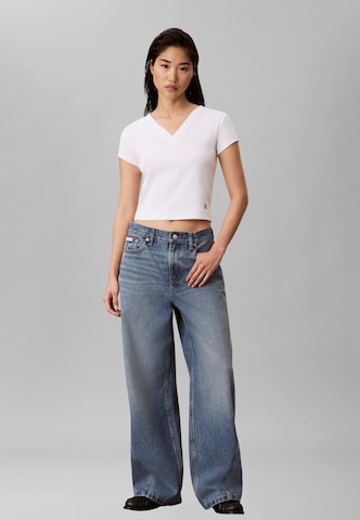 Calvin Klein Jeans Tričko – bílá
