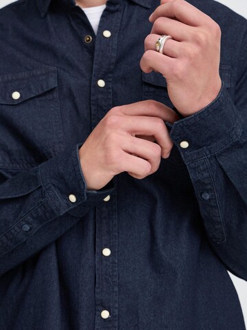 BLEND Regular Fit Jeanshemd ' BHDargo' in Blau
