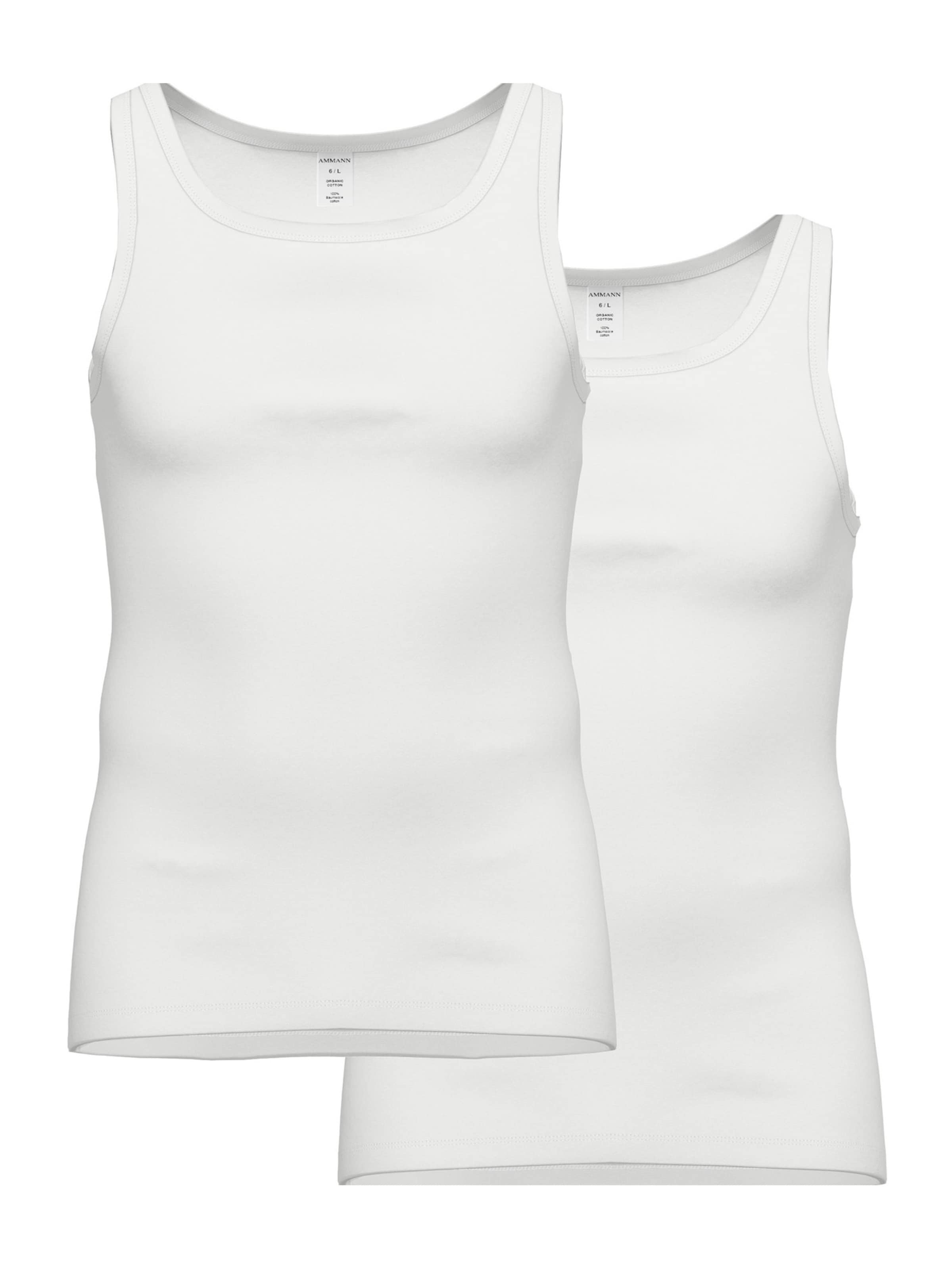 Ammann Onderhemd ' Organic Jersey ' in Wit: voorkant