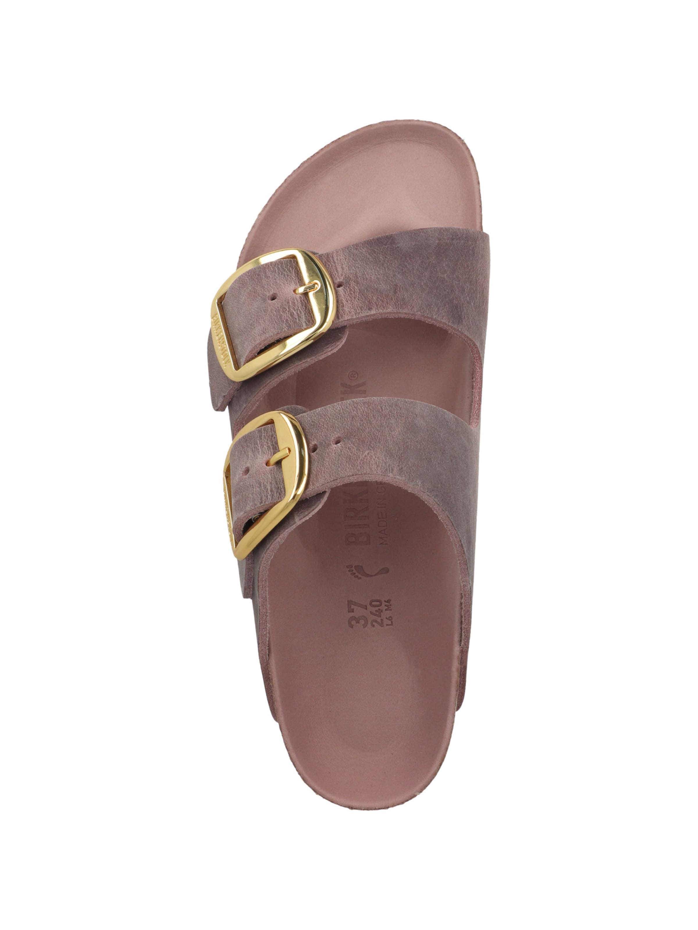 BIRKENSTOCK - Sapato aberto 'Big Buckle' em castanho