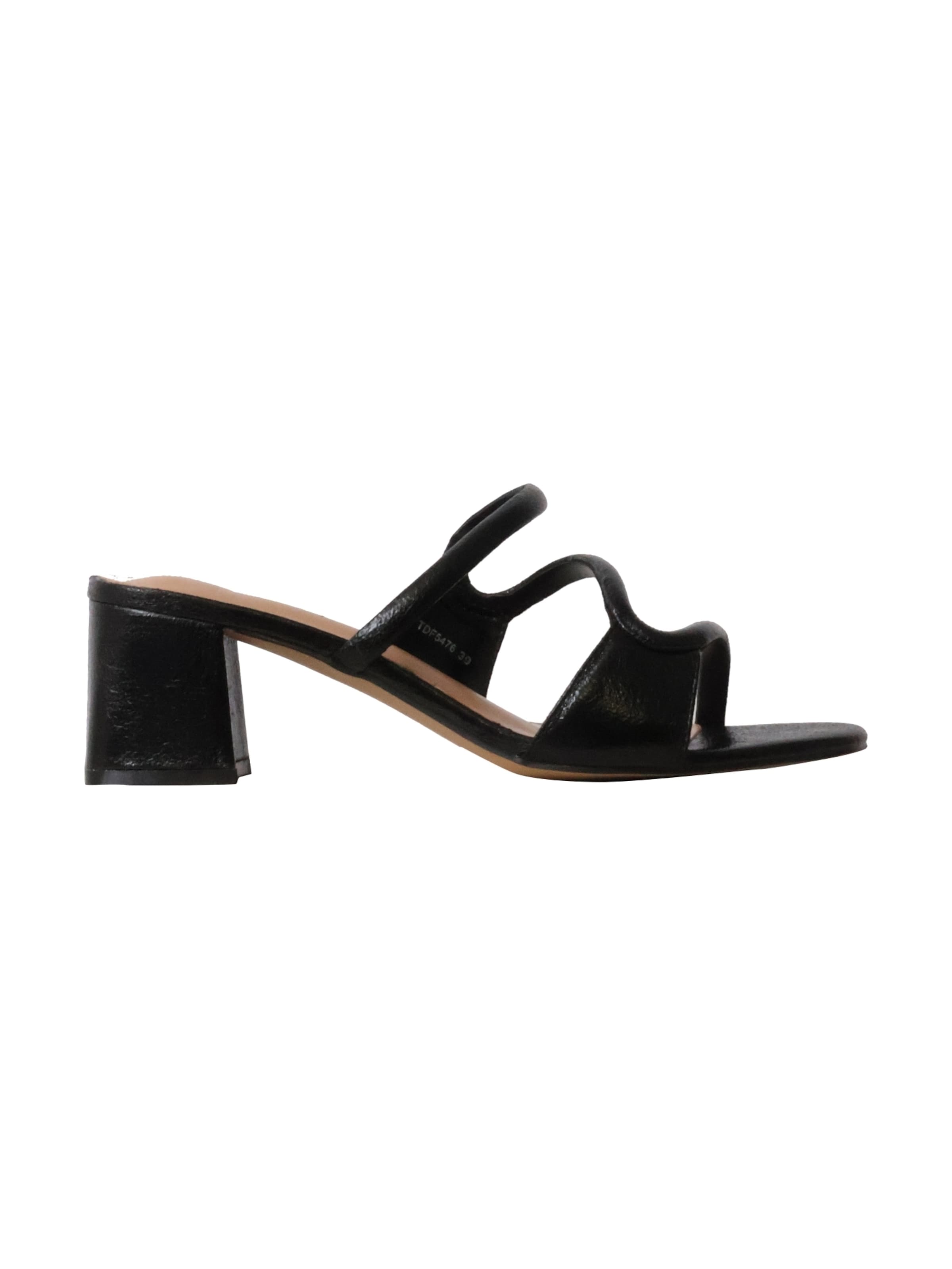 Sandales The Divine Factory en noir