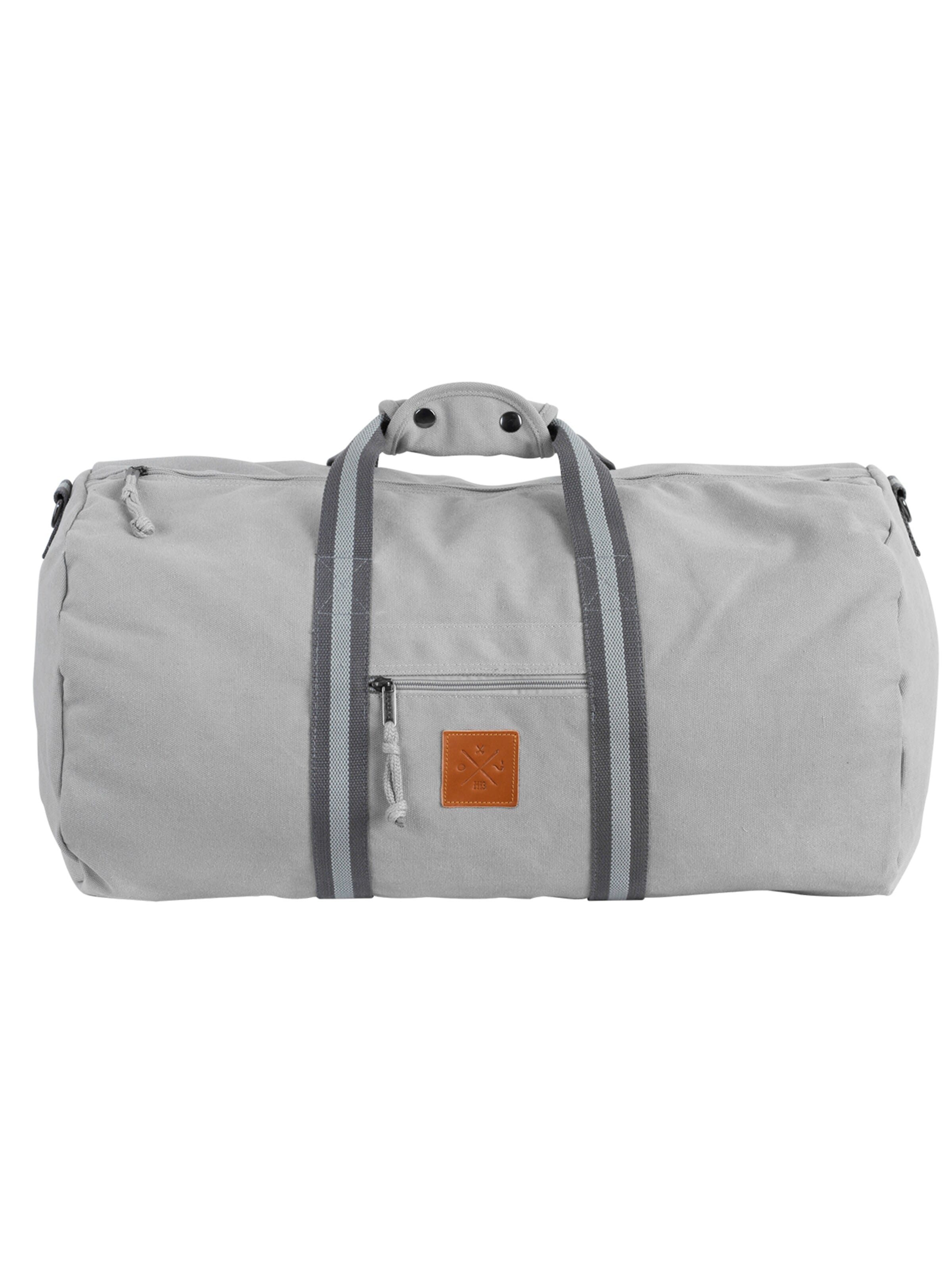 Manufaktur13 Sports Bag 'Duffel' in 30 x 60 cm in Light grey, Item view
