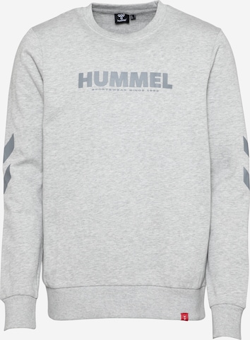 Hummel Sweatshirt 'Legacy' in Grijs: voorkant