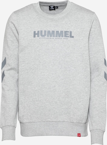 Hummel Sportsweatshirt 'Legacy' in Grau: Vorderseite