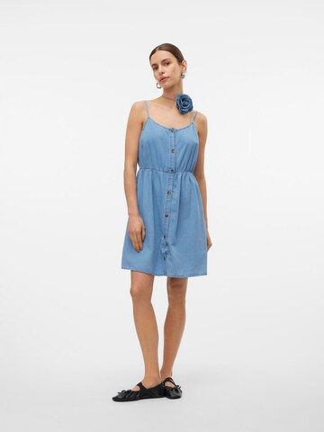 VERO MODA Zomerjurk 'FLICKA' in Blauw