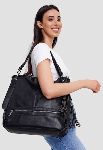 HARPA Shopper in Black: front