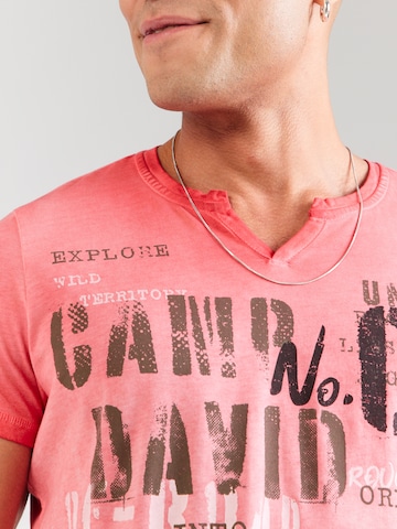 CAMP DAVID Shirt in Red