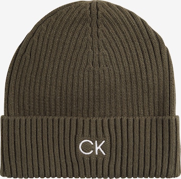 Calvin Klein - Gorra en verde: frente