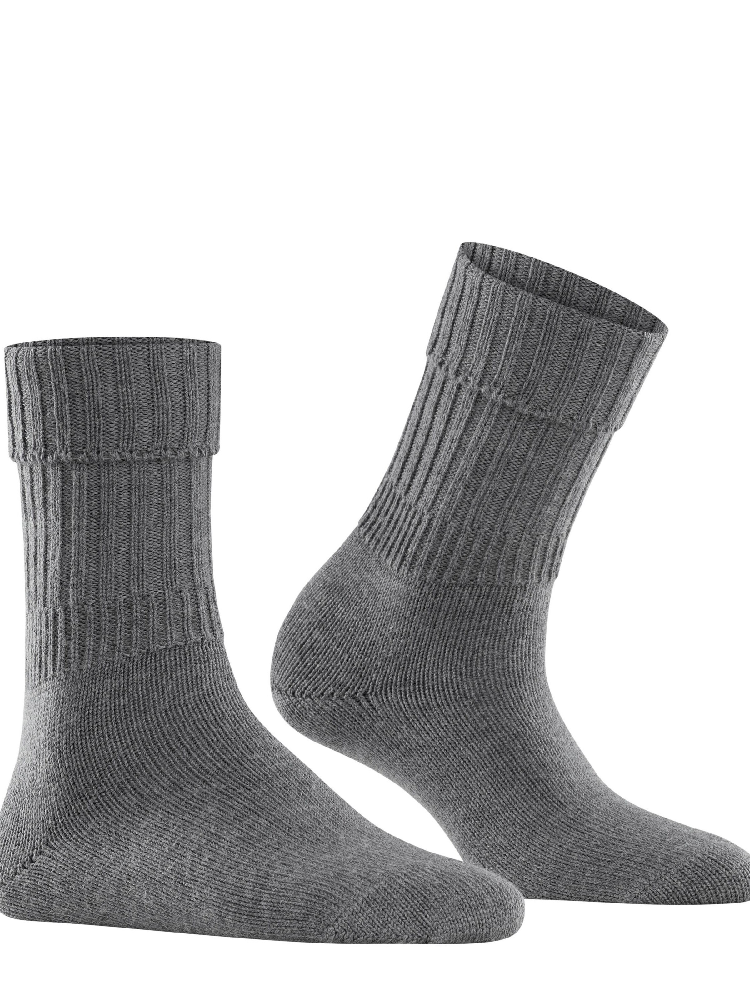FALKE Socken 'Striggings Rib'‌‌‌‌‌‌‌‌‌ in Grau: Vorderseite