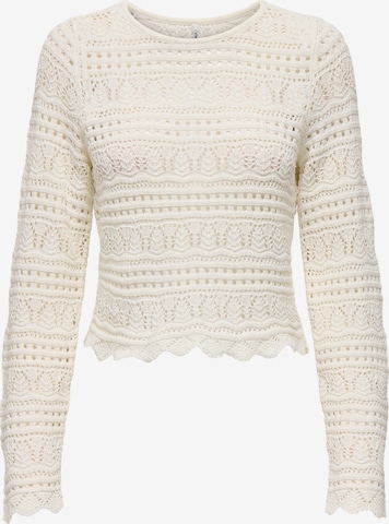 ONLY - Jersey 'ONLELKE' en beige: frente