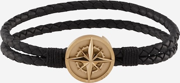 Bracelet 'NORTH' BOSS Black en or : devant