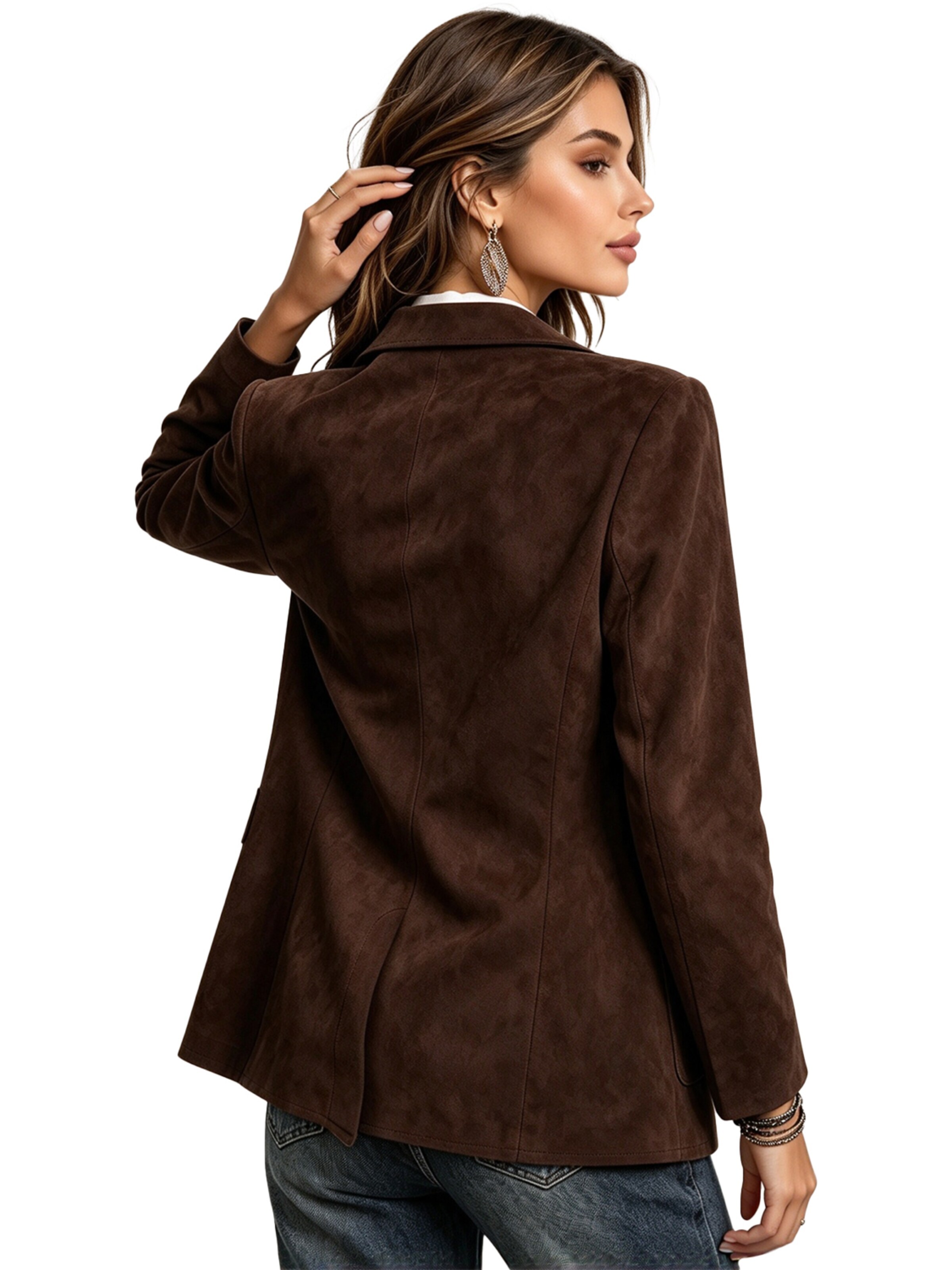 KoJooin Blazer in Brown