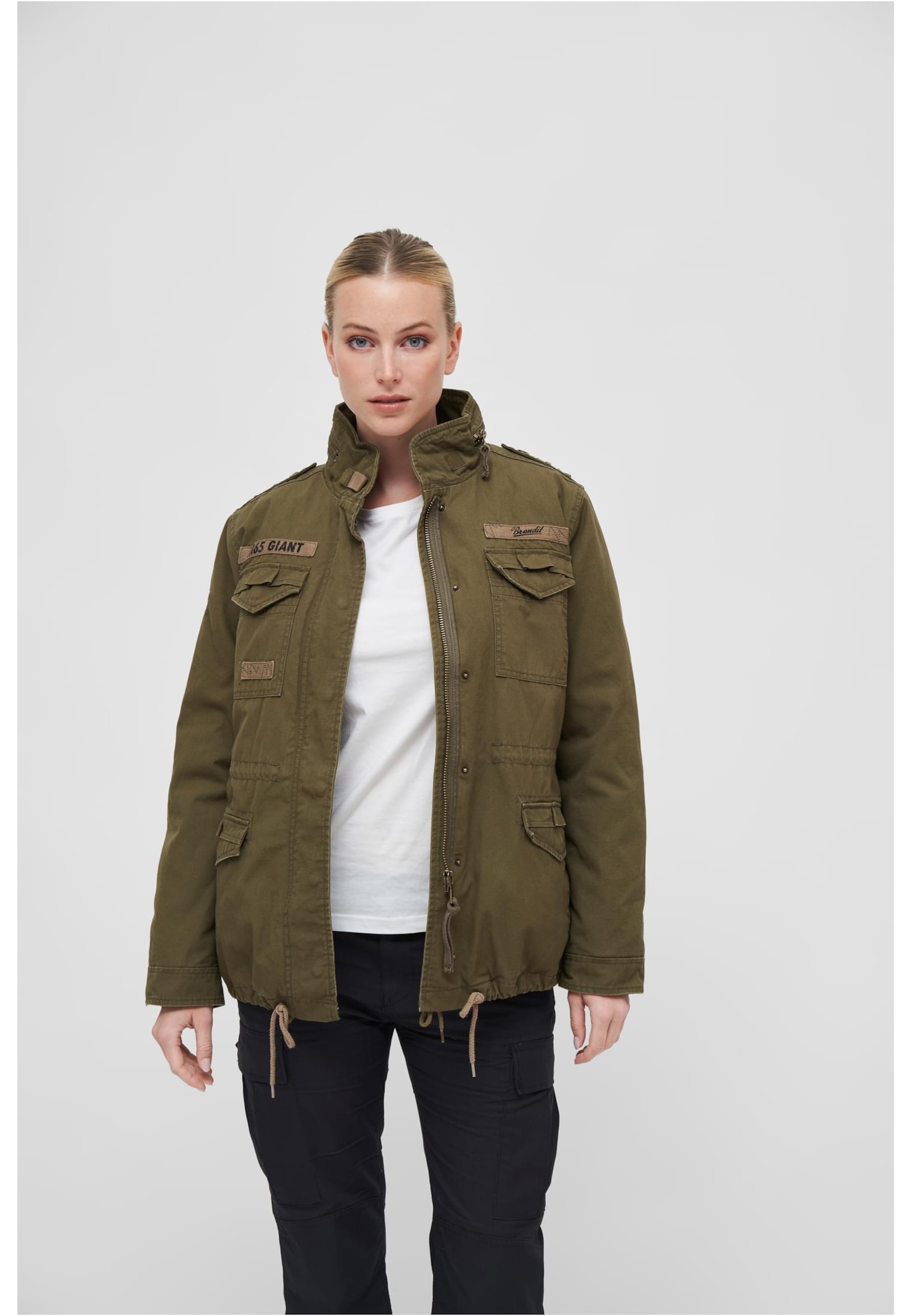 Brandit Between season jacket M65 Giant in Olive ABOUT YOU