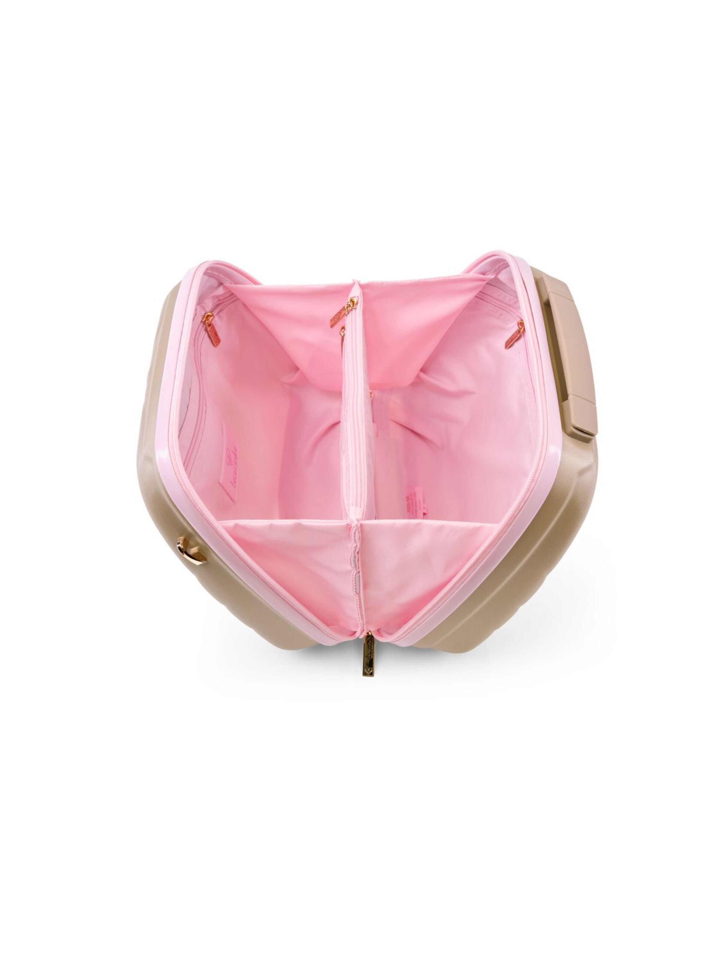 Braccialini - Bolsa de maquillaje 'Matelassé' en oro