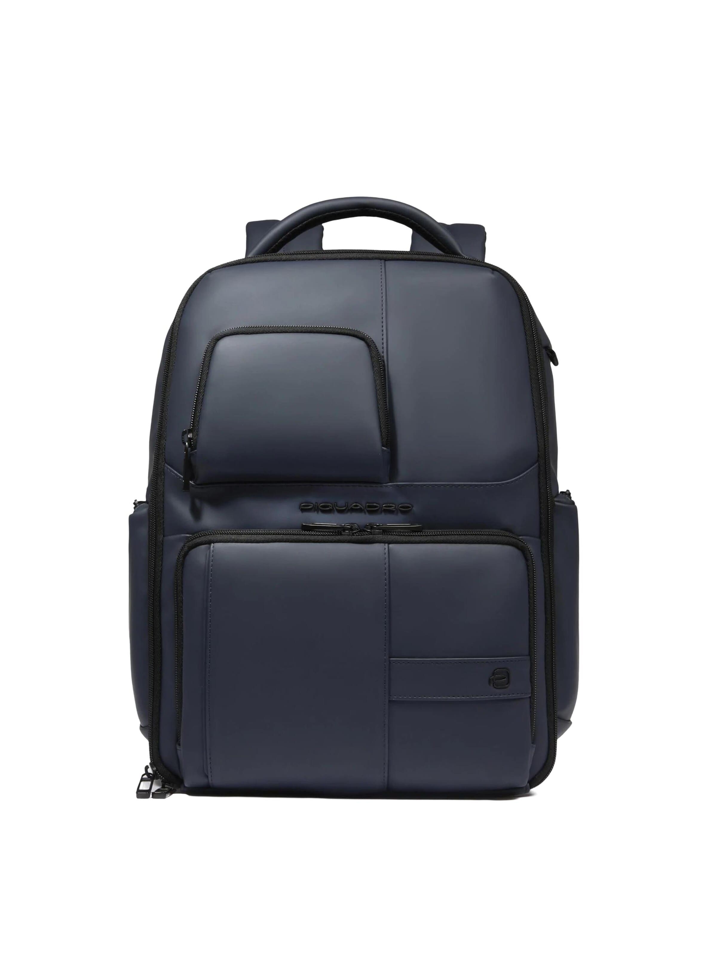 Zaino di Piquadro in blu: frontale