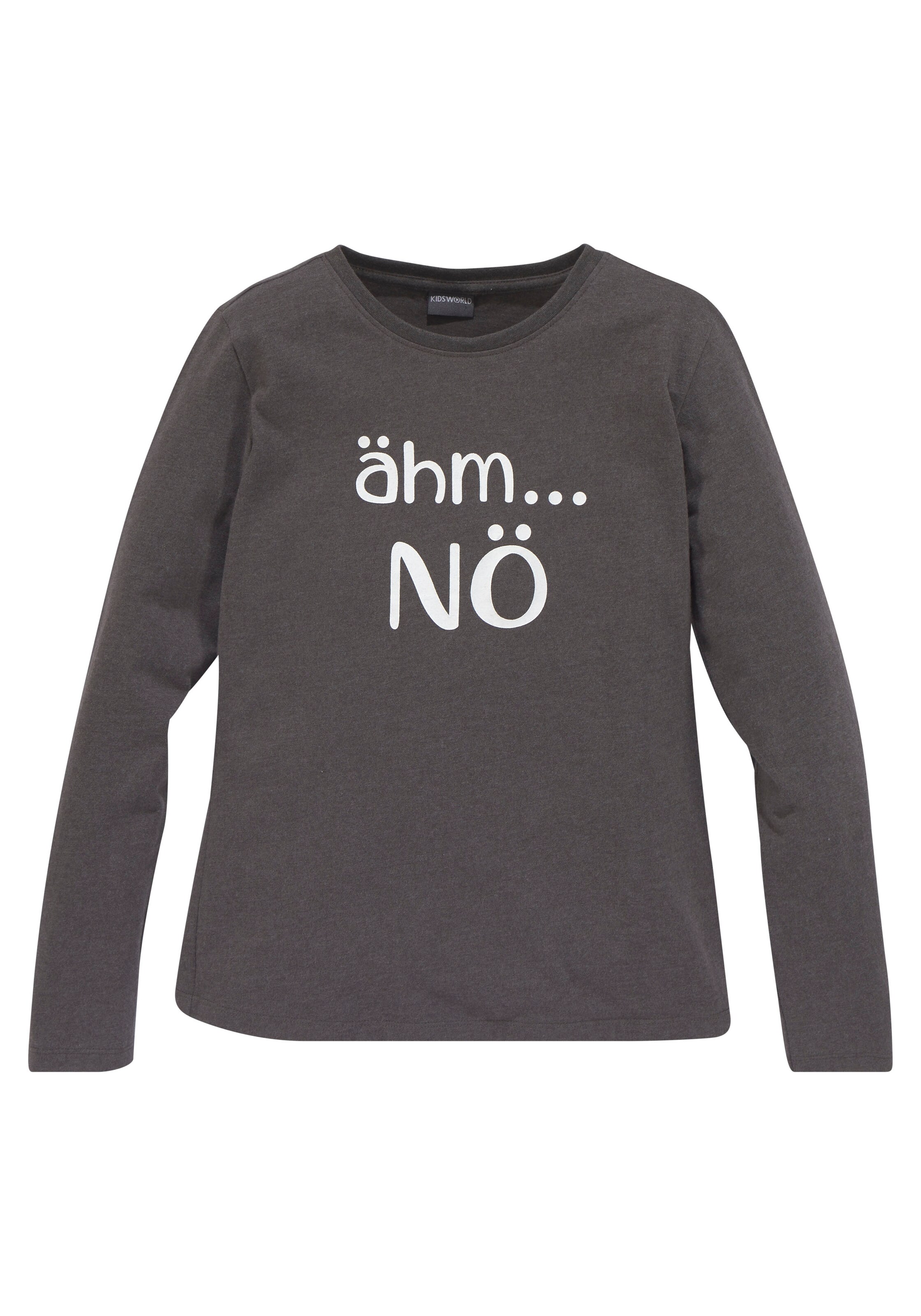 Kidsworld Shirt in Grey: front