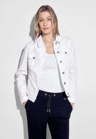 CECIL Between-season jacket in White: front