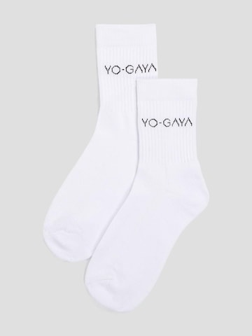 YO-GAYA Sportsokken 'Socks' in Wit