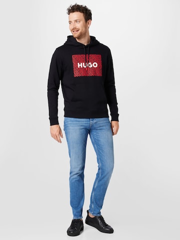 HUGO Red Sweatshirt 'Dreeman' in Zwart