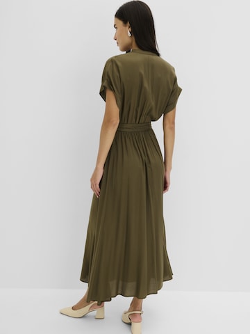 bonprix Blousejurk in Groen