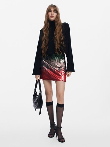 Desigual Kjol 'Sequin' i silver