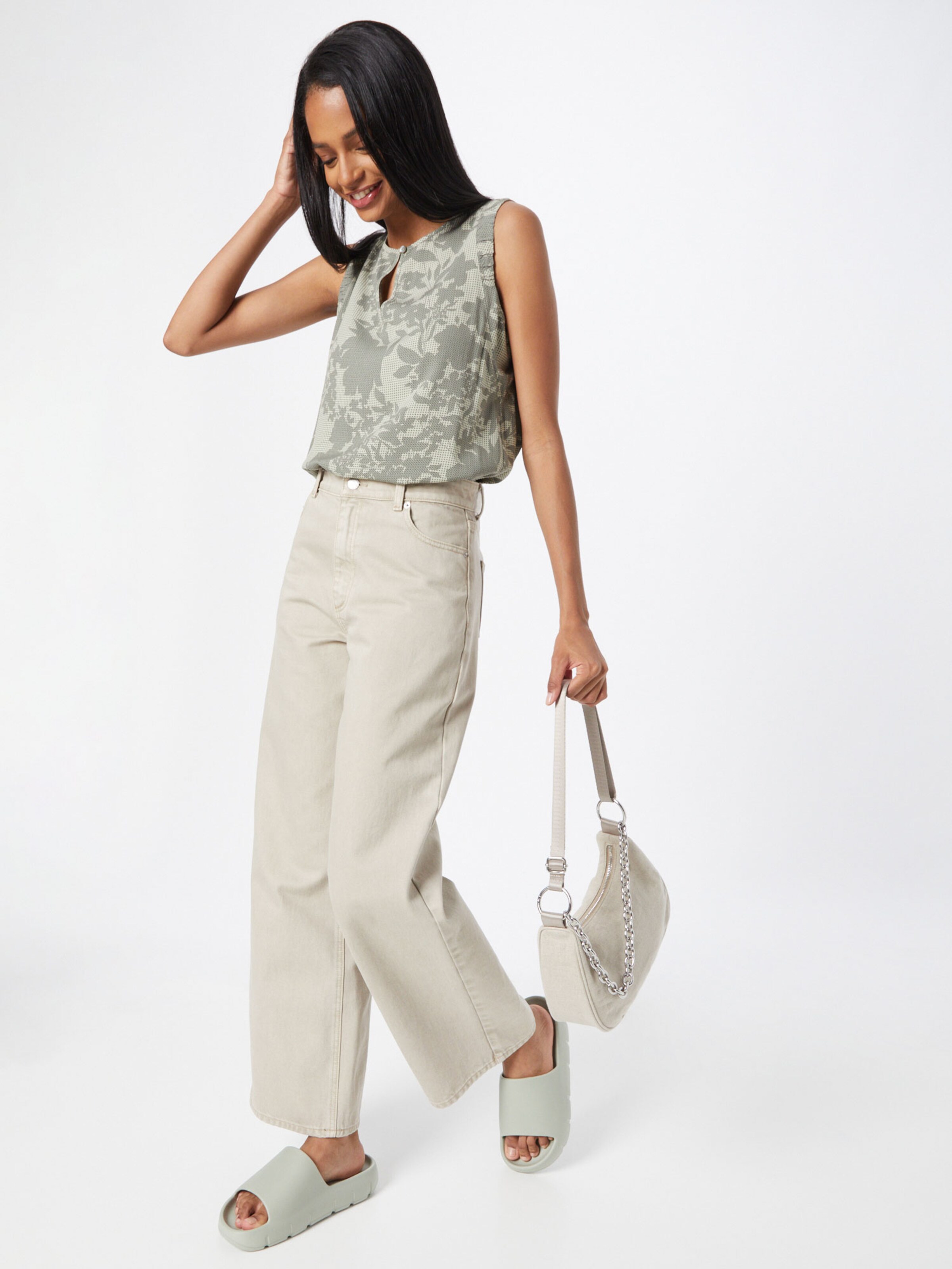 Frauen Shirts & Tops s.Oliver Blusentop in Khaki, Hellgrün - BM88497 Frauen Shirts & Tops s.Oliver Blusentop in Khaki, Hellgrün - BM88497