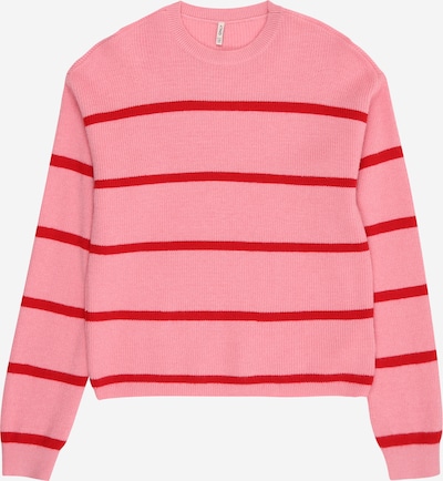 Megztinis 'KOGFRANCA' iš ONLY GIRLS, spalva – rožių spalva / raudona, Prekių apžvalga
